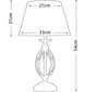 Galda lampa Elstead Lighting Artisan ART-TL-AGD-BRASS cena un informācija | Galda lampas | 220.lv