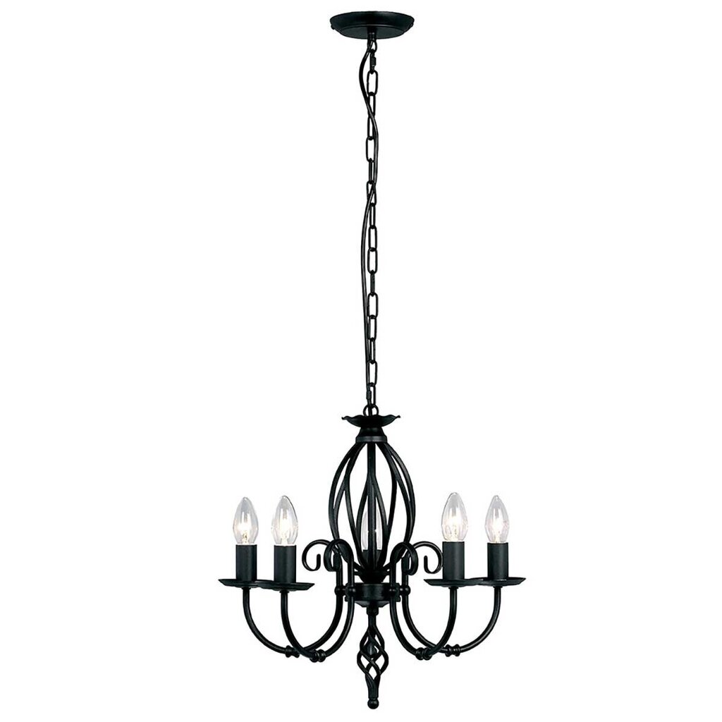 Piekaramā lampa Elstead Lighting Artisan ART5-BLACK цена и информация | Lustras | 220.lv