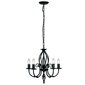 Piekaramā lampa Elstead Lighting Artisan ART5-BLACK цена и информация | Lustras | 220.lv