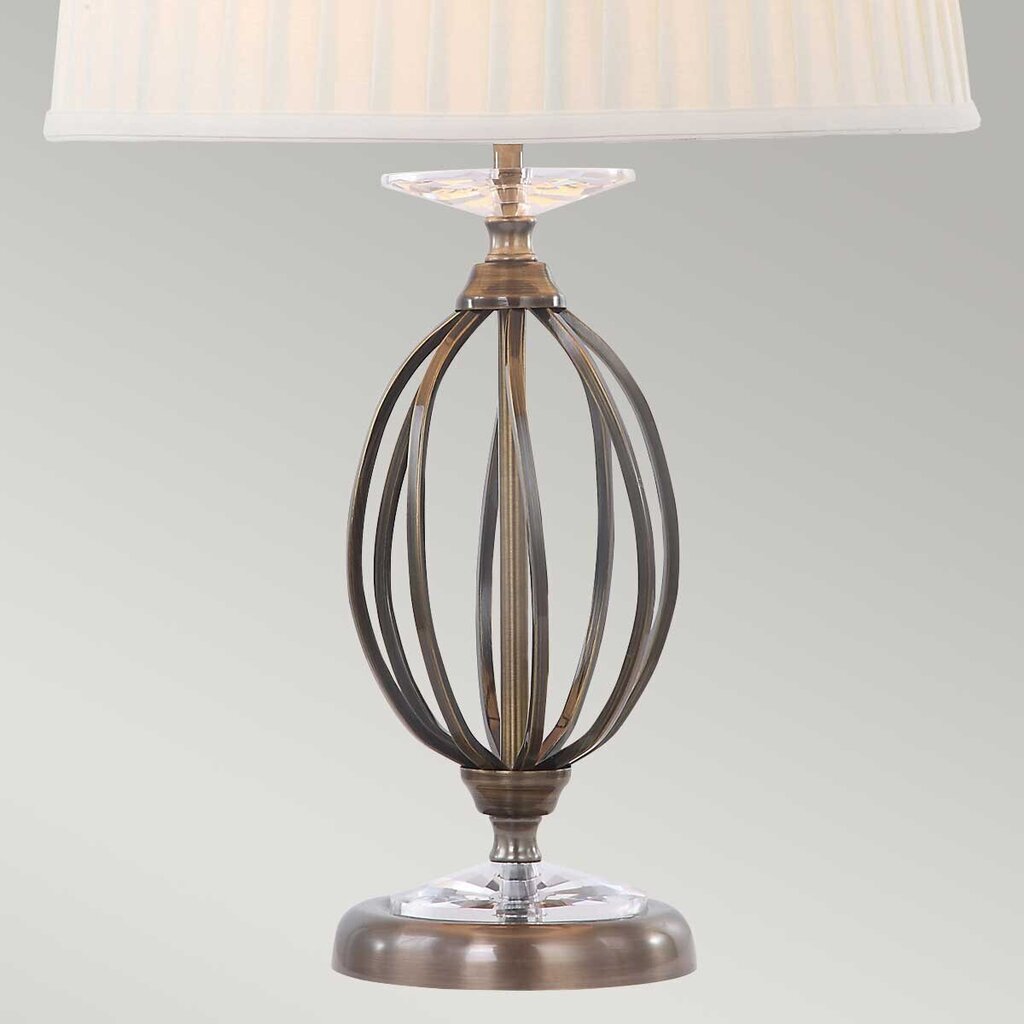 Galda lampa Elstead Lighting Aegean AG-TL-AGED-BRASS cena un informācija | Galda lampas | 220.lv