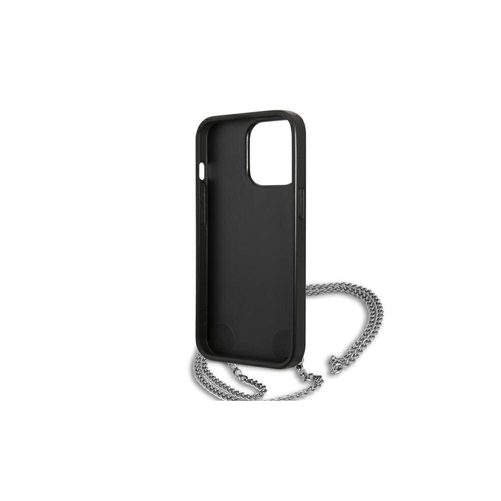 Karl Lagerfeld KLHCP13LPMK, piemērots iPhone 13 Pro / 13, melns cena un informācija | Telefonu vāciņi, maciņi | 220.lv