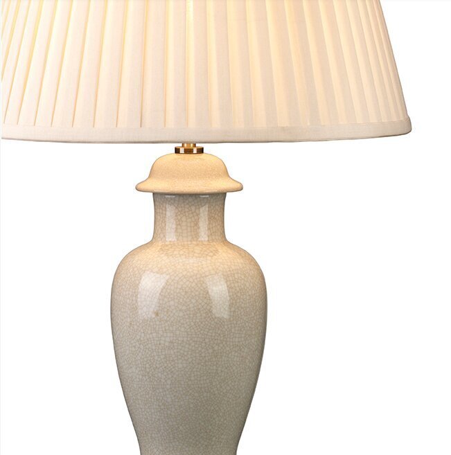 Galda lampa Elstead Lighting Ivory crackle IVORY-CRA-SM-TL cena un informācija | Galda lampas | 220.lv