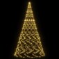 Ziemassvētku apgaismojums karoga mastam, 800cm, 3000 LED cena un informācija | Ziemassvētku lampiņas, LED virtenes | 220.lv