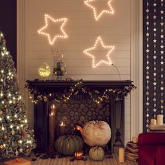 Ziemassvētku zvaigznes figūras, 2 gab., 48 LED цена и информация | Рождественские украшения | 220.lv