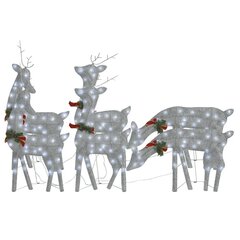 Ziemassvētku briedis, 6 gab., 180 LED цена и информация | Рождественские украшения | 220.lv