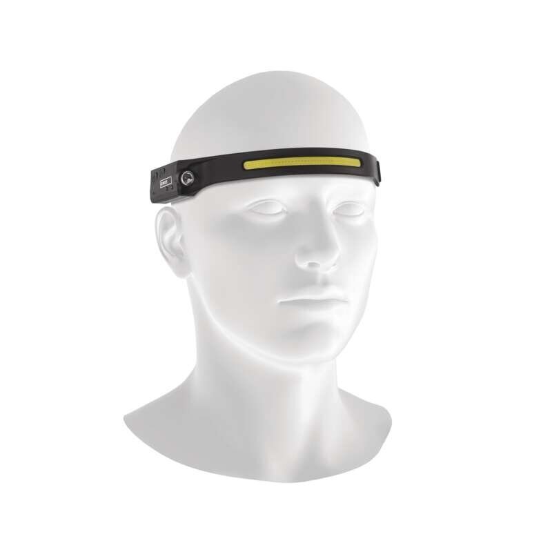 Uzlādējams galvas lukturītis 1 x COB LED 380lm, 12h, IP43 cena un informācija | Lukturi | 220.lv