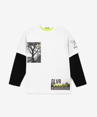 Рубашка с многослойной имитацией Gulliver для мальчиков, белого цвета цена и информация | Рубашки для мальчиков | 220.lv