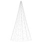 Ziemassvētku egle karoga mastam, 300 cm, 500 LED cena un informācija | Ziemassvētku lampiņas, LED virtenes | 220.lv