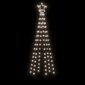 Ziemassvētku eglīte ar mietu, 180cm, 108 LED цена и информация | Ziemassvētku lampiņas, LED virtenes | 220.lv