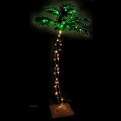 Mākslīgā palma, 150 cm, 88 LED цена и информация | Рождественские украшения | 220.lv