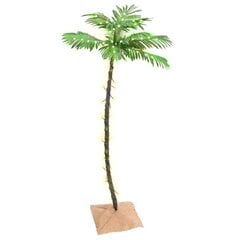 Mākslīgā palma, 150 cm, 88 LED cena un informācija | Ziemassvētku dekorācijas | 220.lv