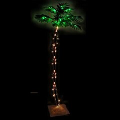 Mākslīgā palma, 180 cm, 96 LED цена и информация | Рождественские украшения | 220.lv