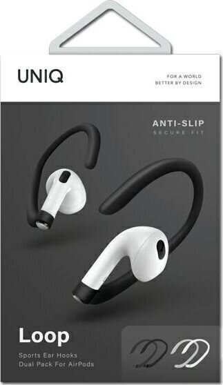 Uniq Loop Sports Ear Hooks piemērots AirPods, balts cena un informācija | Austiņu piederumi | 220.lv