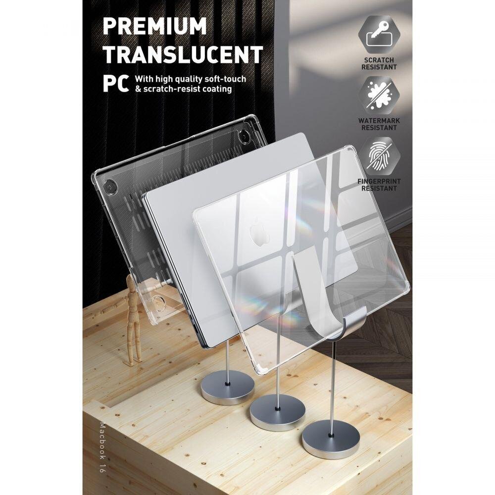 Supcase Unicorn Beetle piemērots MacBook Pro 14 2021 caurspīdīgs cena un informācija | Portatīvo datoru dzesēšanas paliktņi un citi piederumi | 220.lv