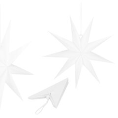 Декоративная бумажная звезда, 60 см цена и информация | Елочные игрушки | 220.lv