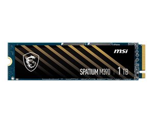 MSI Spatium 1TB M390 SSD M.2 NVMe цена и информация | Внутренние жёсткие диски (HDD, SSD, Hybrid) | 220.lv