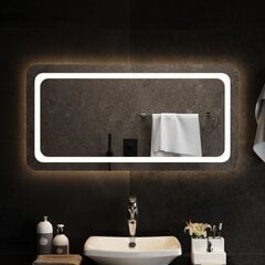 LED vannas istabas spogulis, 100x50cm cena un informācija | Spoguļi | 220.lv
