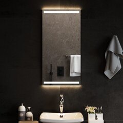 LED vannas istabas spogulis, 40x80cm cena un informācija | Spoguļi | 220.lv