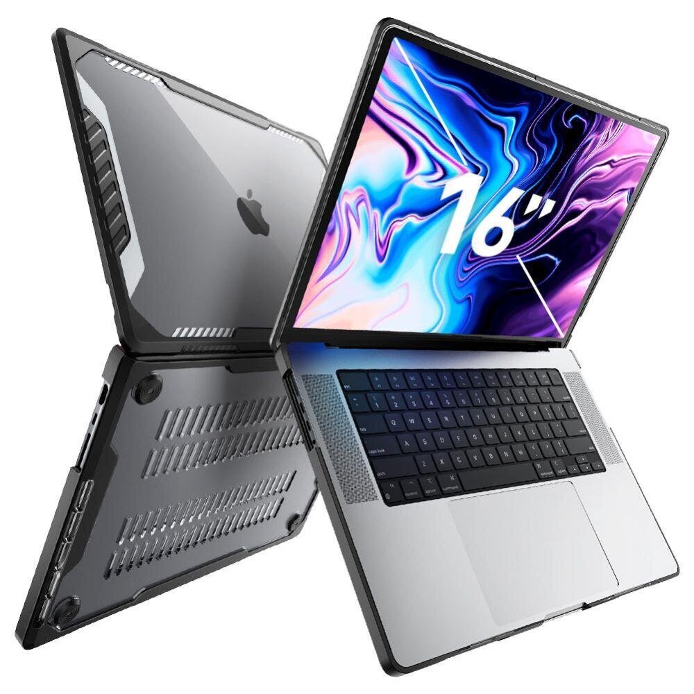 Supcase Unicorn Beetle Pro MacBook Pro 16 2021, melns cena un informācija | Portatīvo datoru dzesēšanas paliktņi un citi piederumi | 220.lv