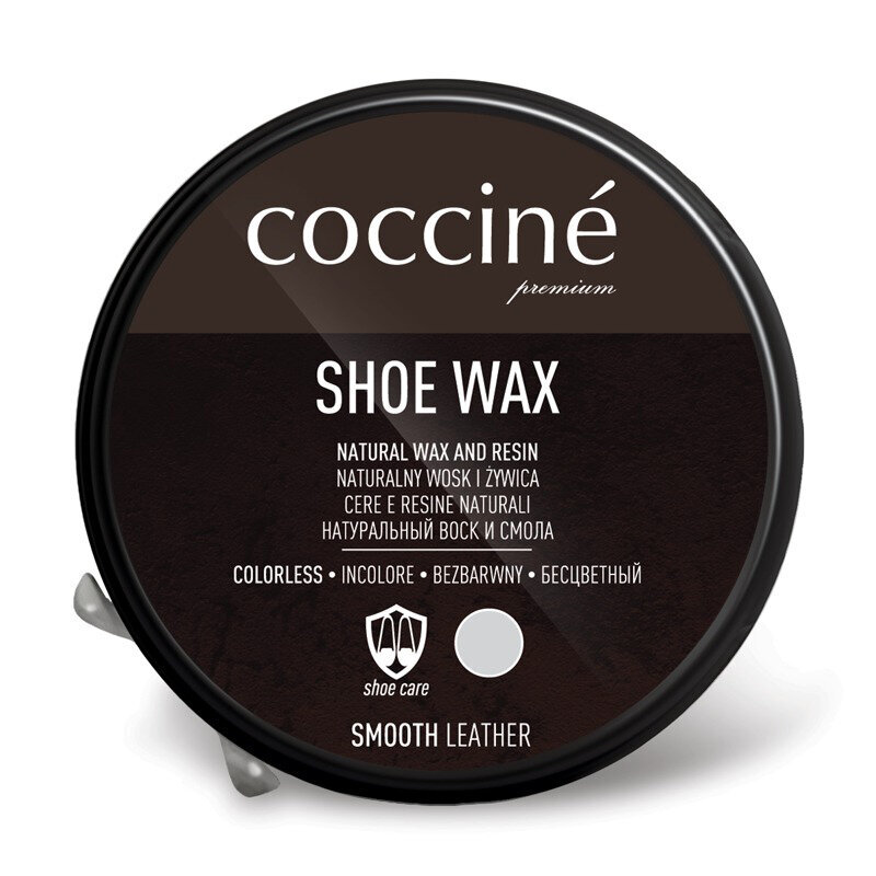 Ādas apavu kopšanas vasks (bezkrāsains) - Coccine shoe wax цена и информация | Līdzekļi apģērbu un apavu kopšanai | 220.lv