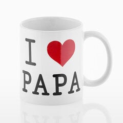 Kafijas tase 'I Love Papa' 250ml cena un informācija | Glāzes, krūzes, karafes | 220.lv