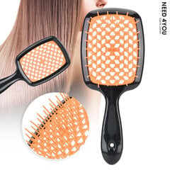 Matu ķemme Superbrush by Need 4You, oranža цена и информация | Расчески, щетки для волос, ножницы | 220.lv