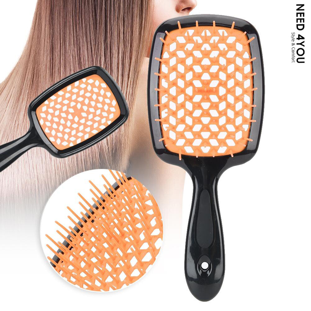 Matu ķemme Superbrush by Need 4You, oranža cena un informācija | Matu sukas, ķemmes, šķēres | 220.lv