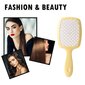 Matu ķemme Superbrush by Need 4You, dzeltens цена и информация | Matu sukas, ķemmes, šķēres | 220.lv