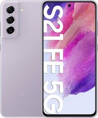 Samsung Galaxy S21 FE 5G 8/256GB Light Violet SM-G990BLVWEUE цена и информация | Мобильные телефоны | 220.lv