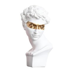 Dāvida statuja maskā (balta) cena un informācija | Interjera priekšmeti | 220.lv