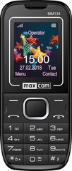 MAXCOM MM 134 dual sim, melns cena un informācija | Mobilie telefoni | 220.lv