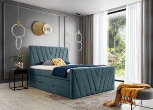 Кровать NORE Candice Monolith 76, 180x200 см, зеленый цвет цена и информация | Кровати | 220.lv