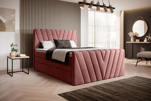 Кровать NORE Candice Lukso 24, 160х200 см, розовый цвет цена и информация | Кровати | 220.lv