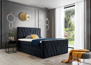 Кровать NORE Candice Monolith 79, 140x200 см, синего цвета цена и информация | Кровати | 220.lv