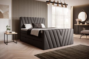 Кровать NORE Candice Flores 22, 140x200 см, коричневый цвет цена и информация | Кровати | 220.lv