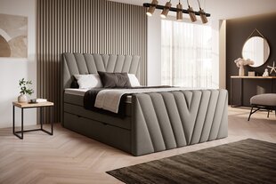 Кровать NORE Candice Vero 18, 160x200 см, бежевого цвета цена и информация | Кровати | 220.lv