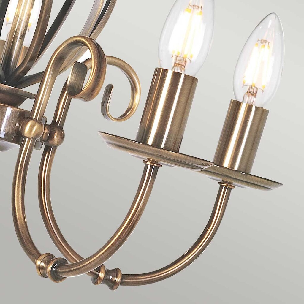 Piekaramā lampa Elstead Lighting Artisan ART5-AGD-BRASS cena un informācija | Piekaramās lampas | 220.lv