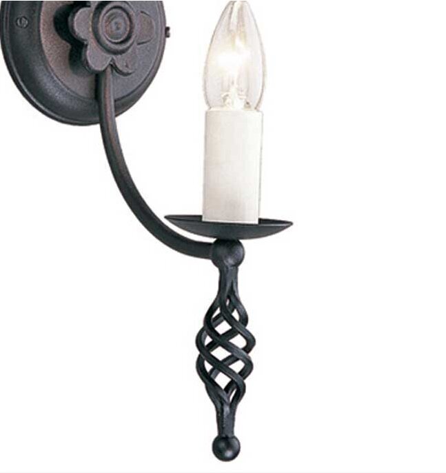 Sienas lampa Elstead Lighting Belfry BY1-BLACK cena un informācija | Sienas lampas | 220.lv