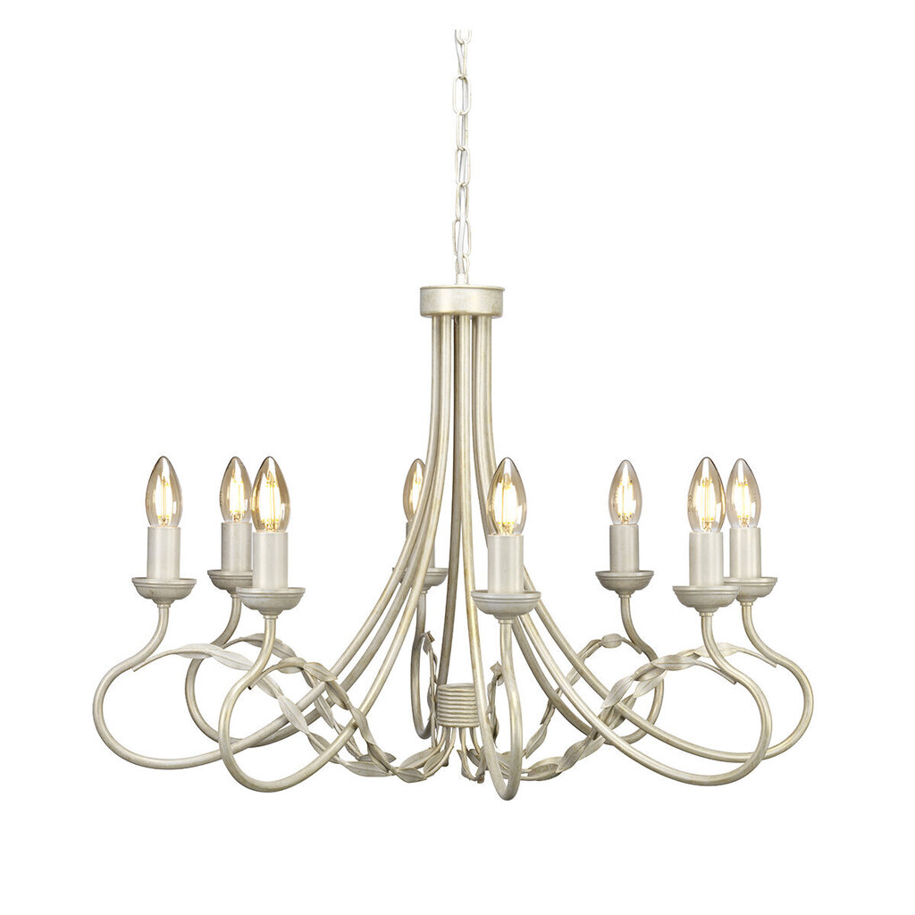 Piekaramā lampa Elstead Lighting Olivia OV8-IVORY-GOLD cena un informācija | Lustras | 220.lv