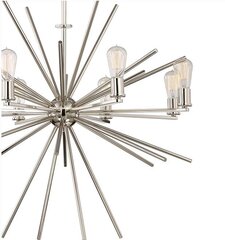 Piekaramā lampa Elstead Lighting Uptown carnegie QZ-CARNEGIE8-IS cena un informācija | Lustras | 220.lv