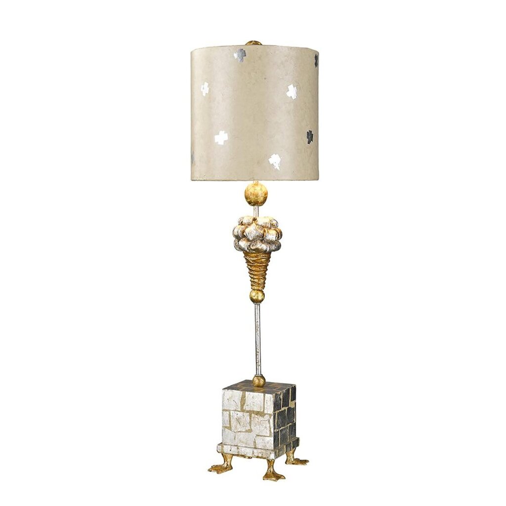 Galda lampa Elstead Lighting Pompadour X FB-POMPADOURX-TL cena un informācija | Galda lampas | 220.lv