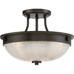 Griestu lampa Elstead Lighting Mantle QZ-MANTLE-SF-PN цена и информация | Потолочные светильники | 220.lv