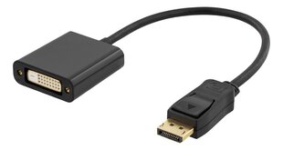 Deltaco DP-DVI14-K, DVI/VGA, 0.2m. / / 00110017 cena un informācija | Adapteri un USB centrmezgli | 220.lv