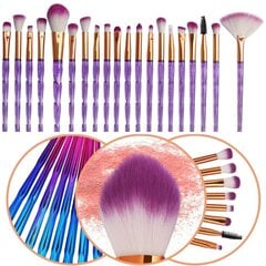 Makeup otiņu komplekts, 20 gab. цена и информация | Кисти для макияжа, спонжи | 220.lv