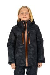 Детская горнолыжная куртка Five Seasons NENDAZ, черный/камуфляжный цвет цена и информация | Зимняя одежда для детей | 220.lv