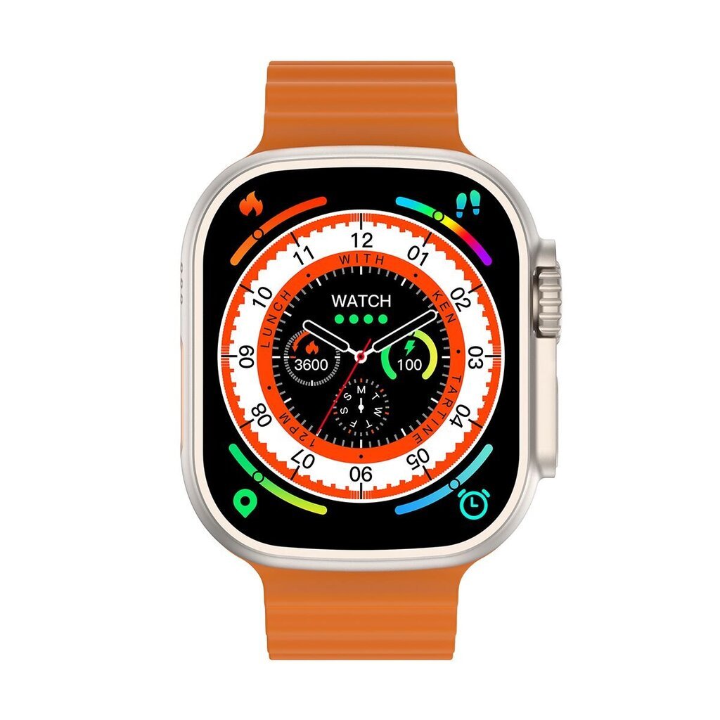 Microwear W68 Ultra Orange cena un informācija | Viedpulksteņi (smartwatch) | 220.lv