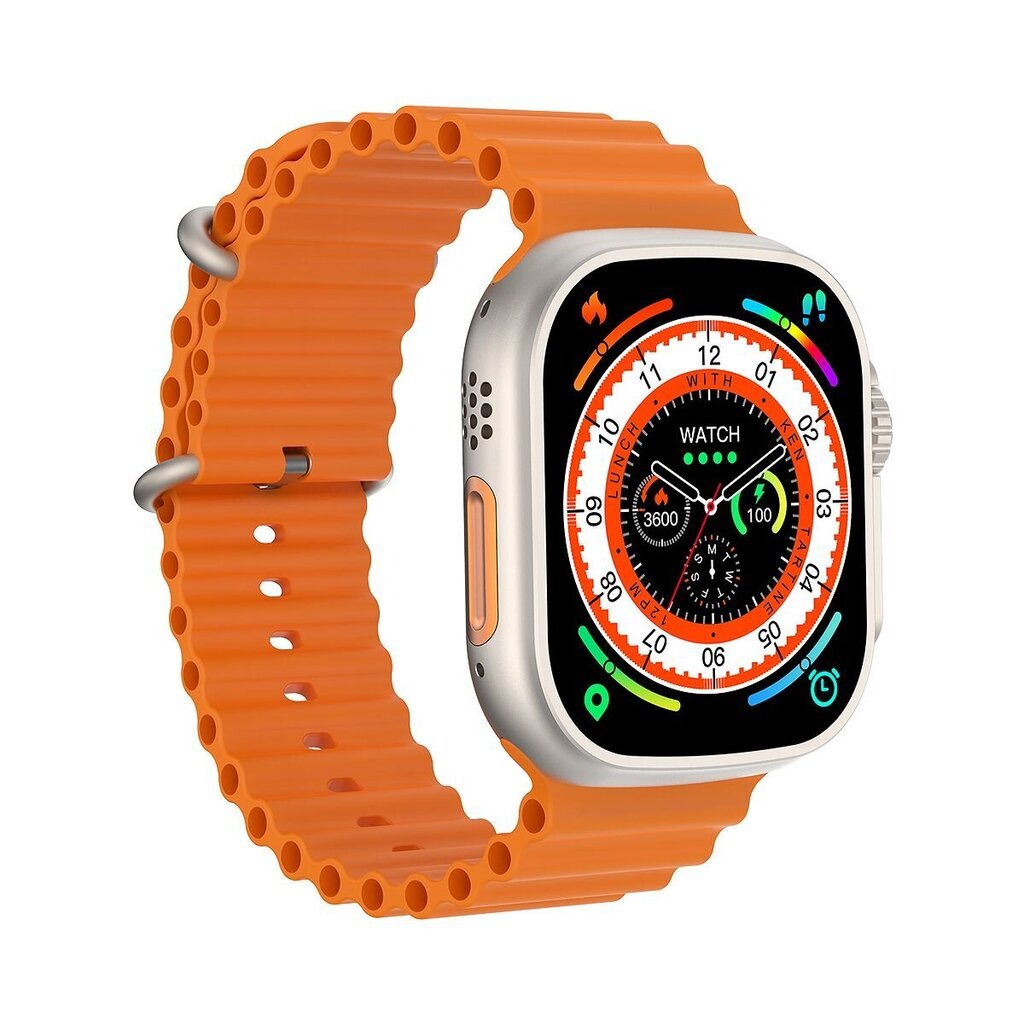 Microwear W68 Ultra Orange cena un informācija | Viedpulksteņi (smartwatch) | 220.lv