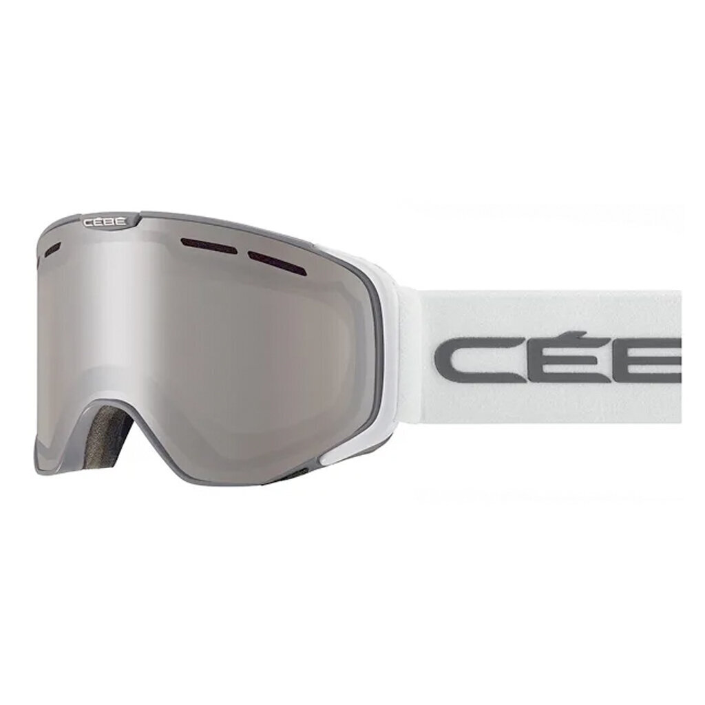 Slēpošanas brilles CEBE VERSUS, Matt Grey White cena un informācija | Slēpošanas brilles | 220.lv
