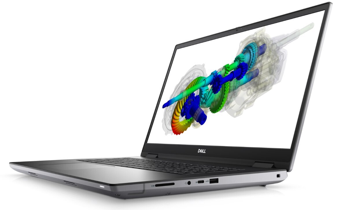 Dell Precision 7770, 17.3", WVA, FHD, 60 Hz, 1920 x 1080, neatspīd, Intel Core i7, i7-12850HX, 16 GB, SSD 512 GB, NVIDIA RTX A1000, GDDR6, 4 GB, Windows 11 Pro, ENG, pelēks цена и информация | Portatīvie datori | 220.lv