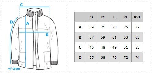 ziemas jaka C459 - tumši zila 16296-7 cena un informācija | Vīriešu virsjakas | 220.lv